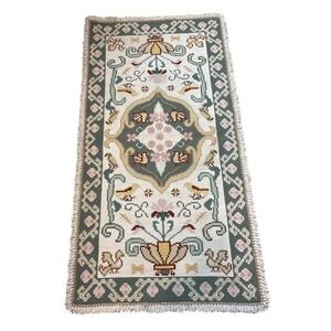 Casa Dos Tapetes Arraiolos Needlepoint Handmade‎ Custom Rug Traditional Artisan